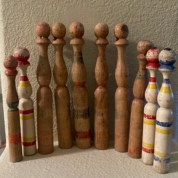 10 Antique French skittles….different sizes〰️ - Picture 1 of 12